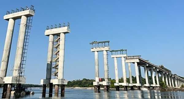 Ponte sobre o Juruena avança e promete transformar a ligação entre municípios do Nortão