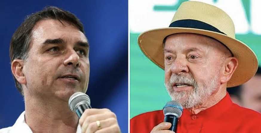 Cenário Eleitoral: Flávio Bolsonaro lidera com 53% dos votos válidos contra 47% de Lula em simulação de 2º turno