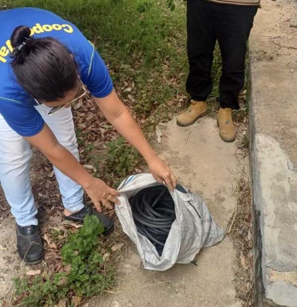 Guarantã do Norte: homem é detido após tentativa de fuga com fios furtados de escolas estaduais