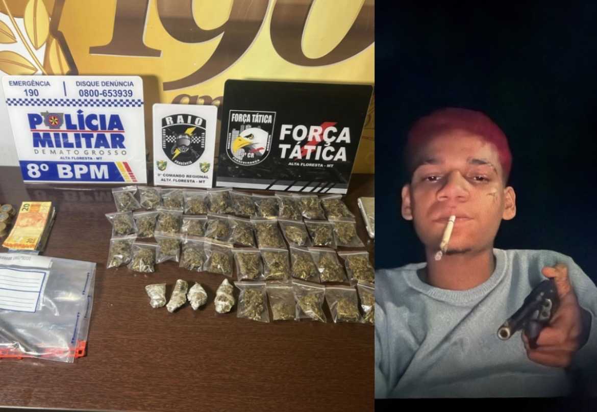 Adolescente de 17 anos morre após confronto armado com a Polícia Militar em Alta Floresta